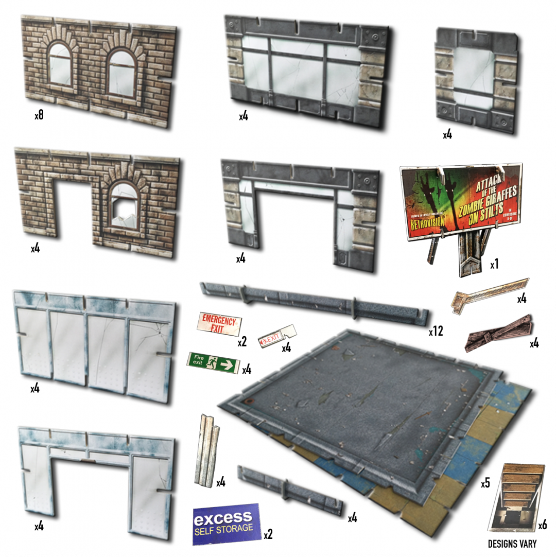 Battle Systems: Urban City Block Core Set