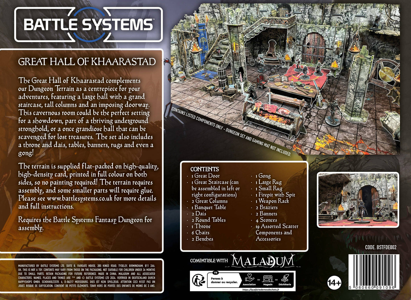 Battle Systems: Fantasy Dungeon - Great Hall of Khaarastad