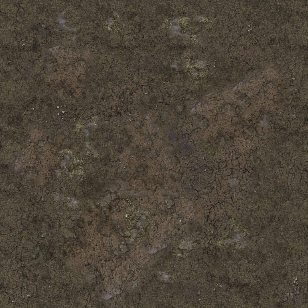 Battle Systems: Muddy Streets Gaming Mat 3x3
