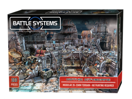 Battle Systems: Sci-Fi Gothic Cityscape