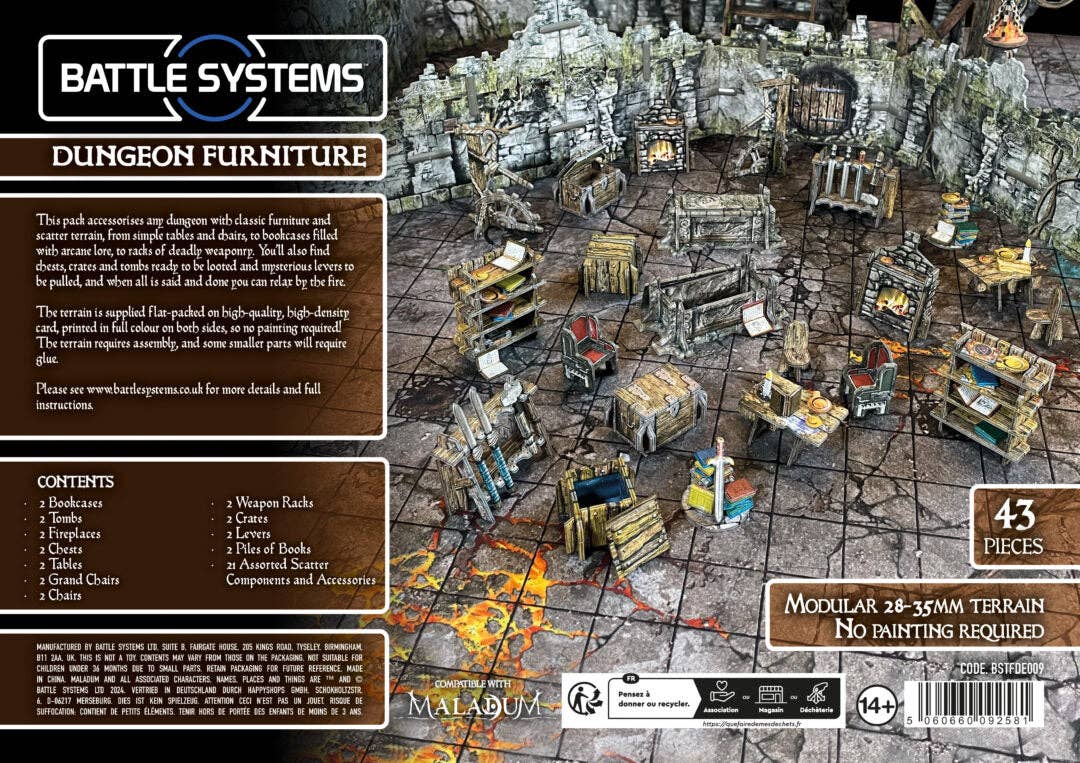 Battle Systems: Fantasy Dungeon Furniture