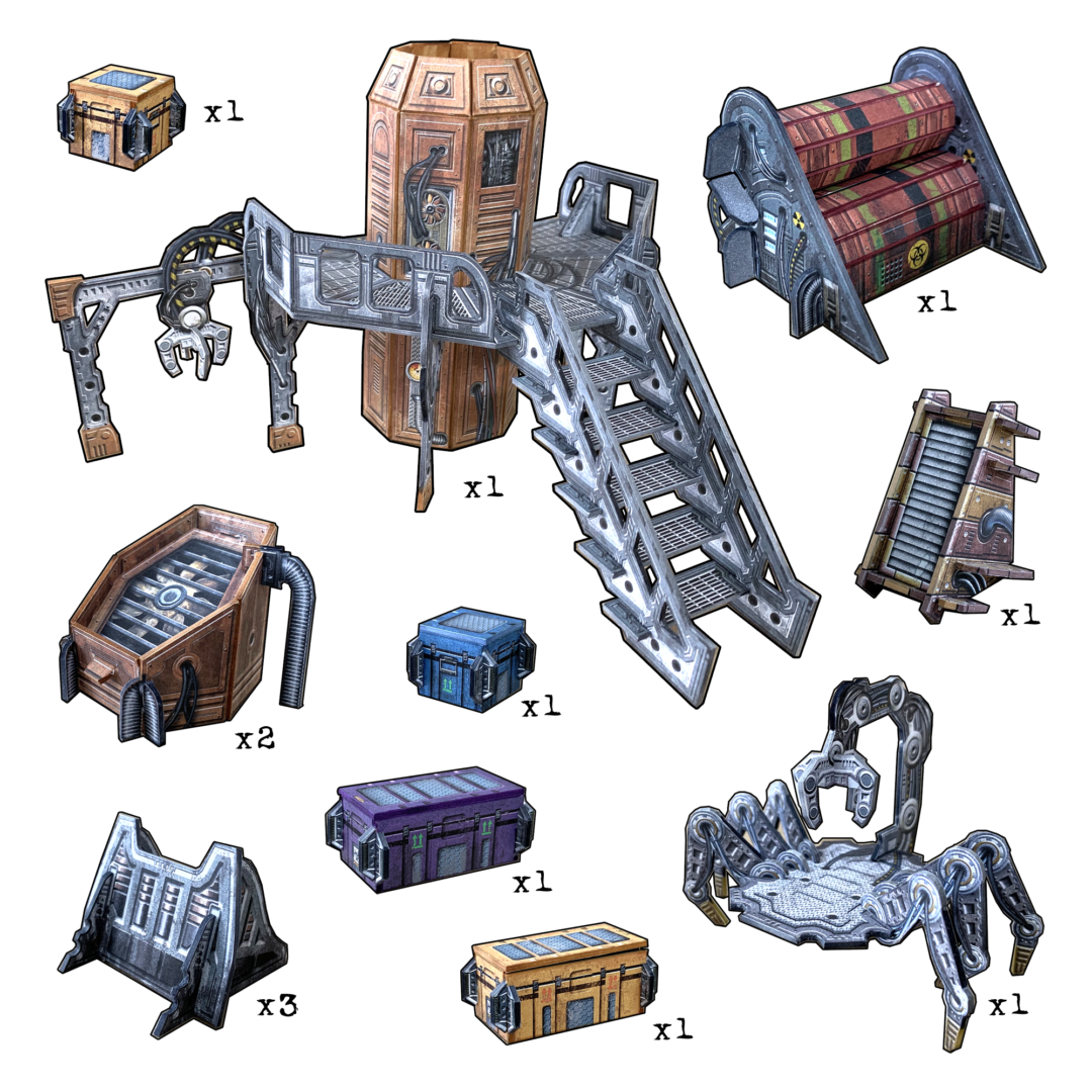 Battle Systems: Sci-Fi Gothic Cityscape
