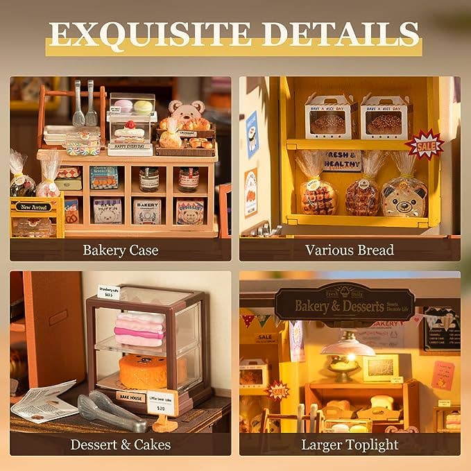 DG161 Becka's Baking House Rolife Miniature House DIY Wooden
