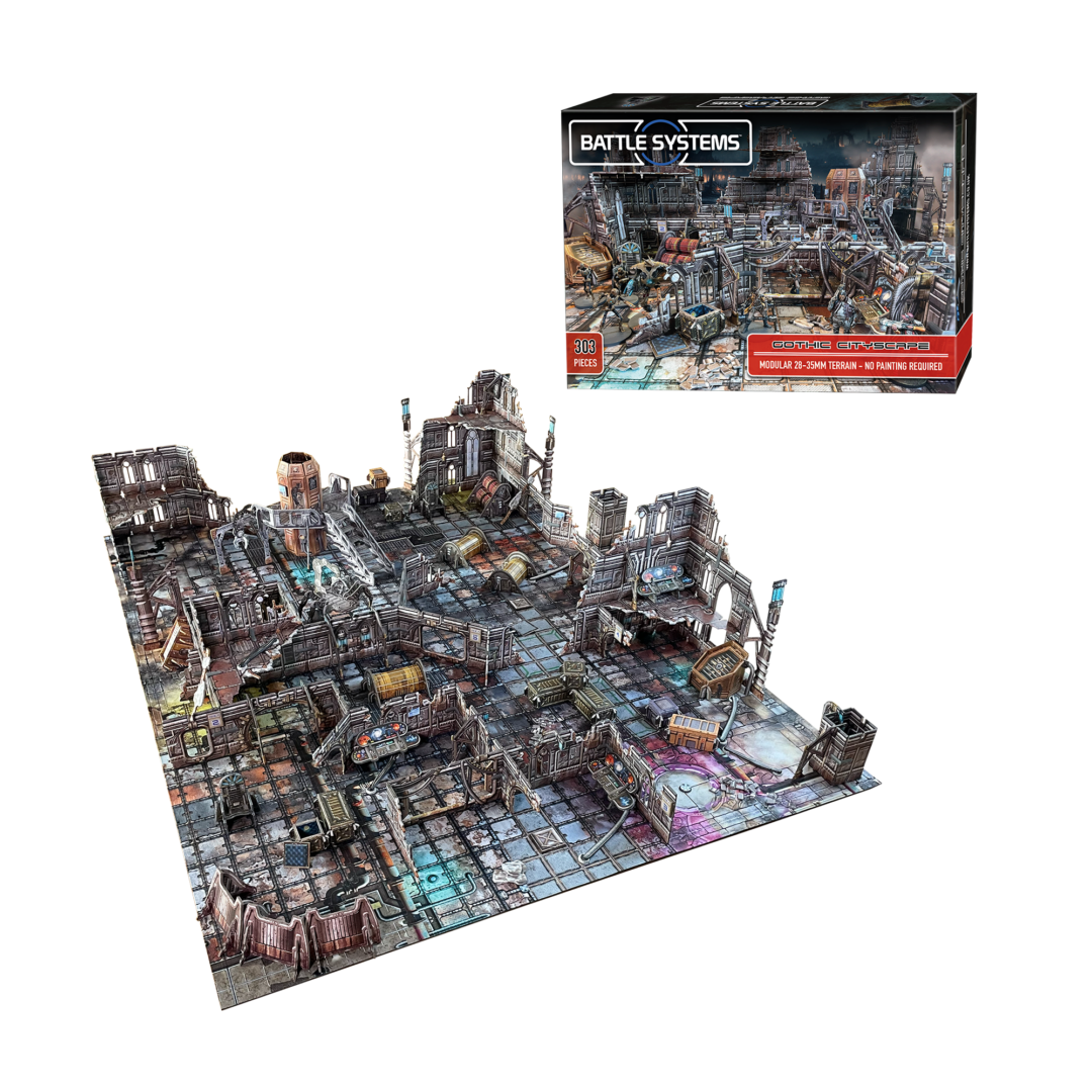 Battle Systems: Sci-Fi Gothic Cityscape