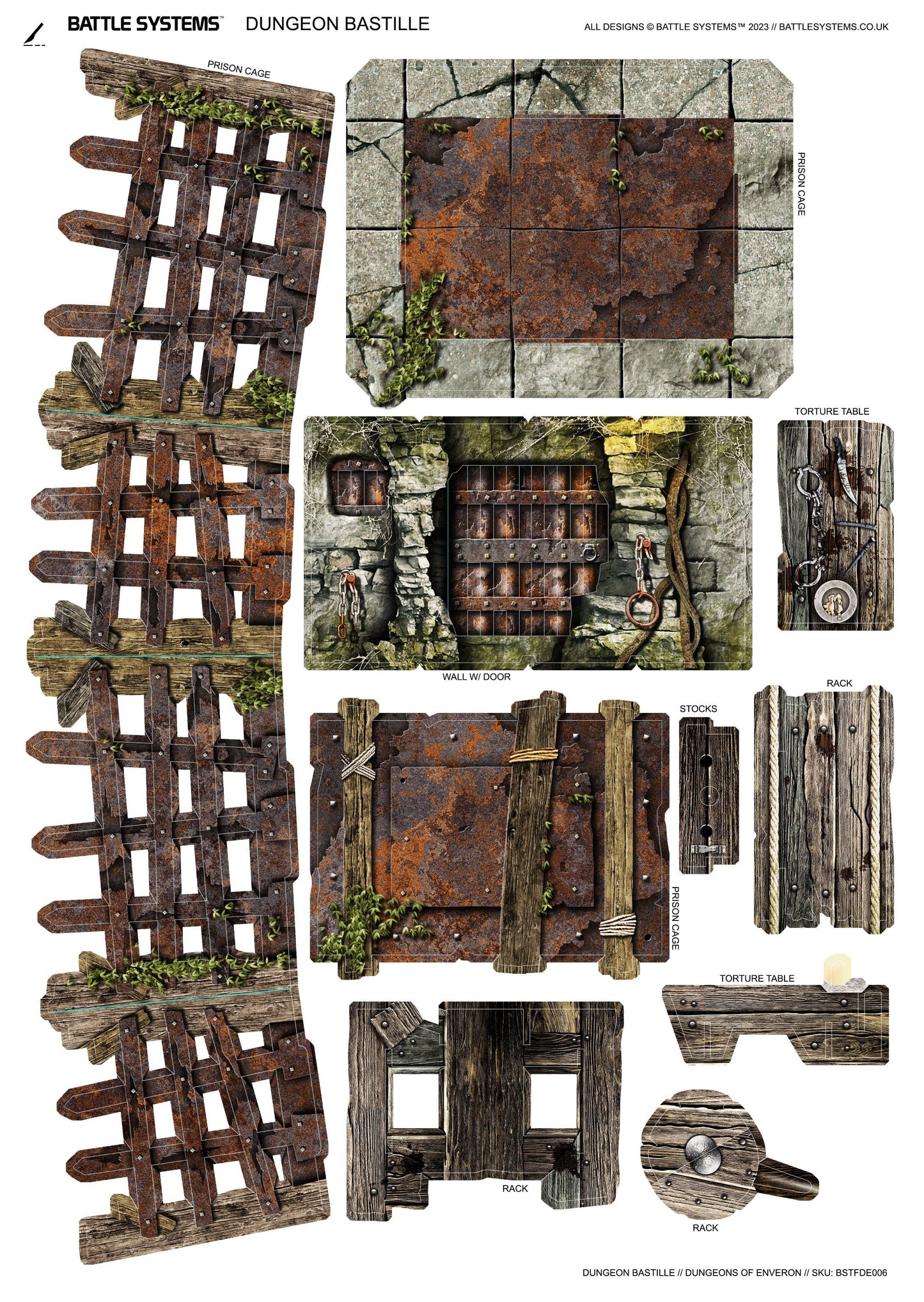 Battle Systems: Fantasy Dungeon Bastille