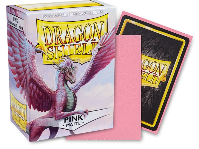 DRAGON SHIELD 100CT BOX MATTE PINK