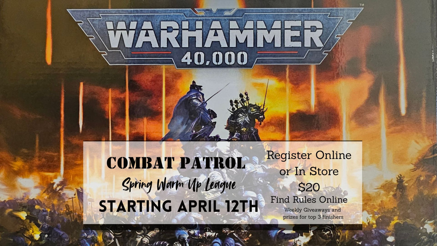 Combat Patrol League - Event Entry