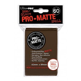 Ultra Pro Deck Protector Small Brown Pro-Matte 60ct