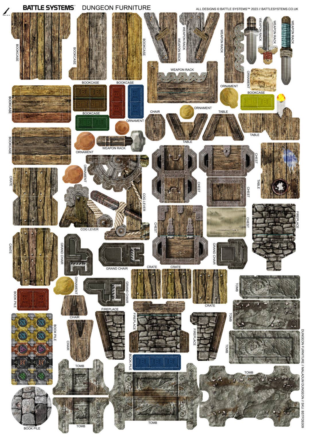 Battle Systems: Fantasy Dungeon Furniture