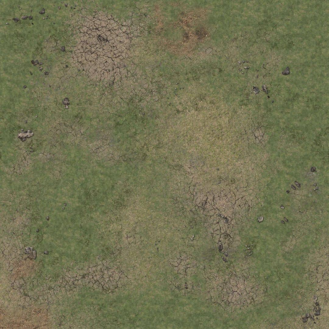 Battle Systems: Grassy Fields Gaming Mat 3x3