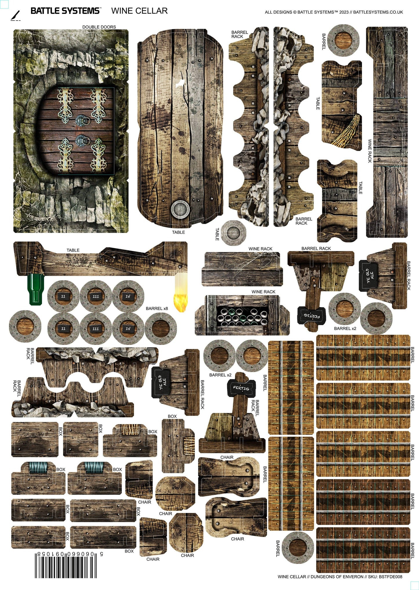 Battle Systems: Fantasy Dungeon - Wine Cellar
