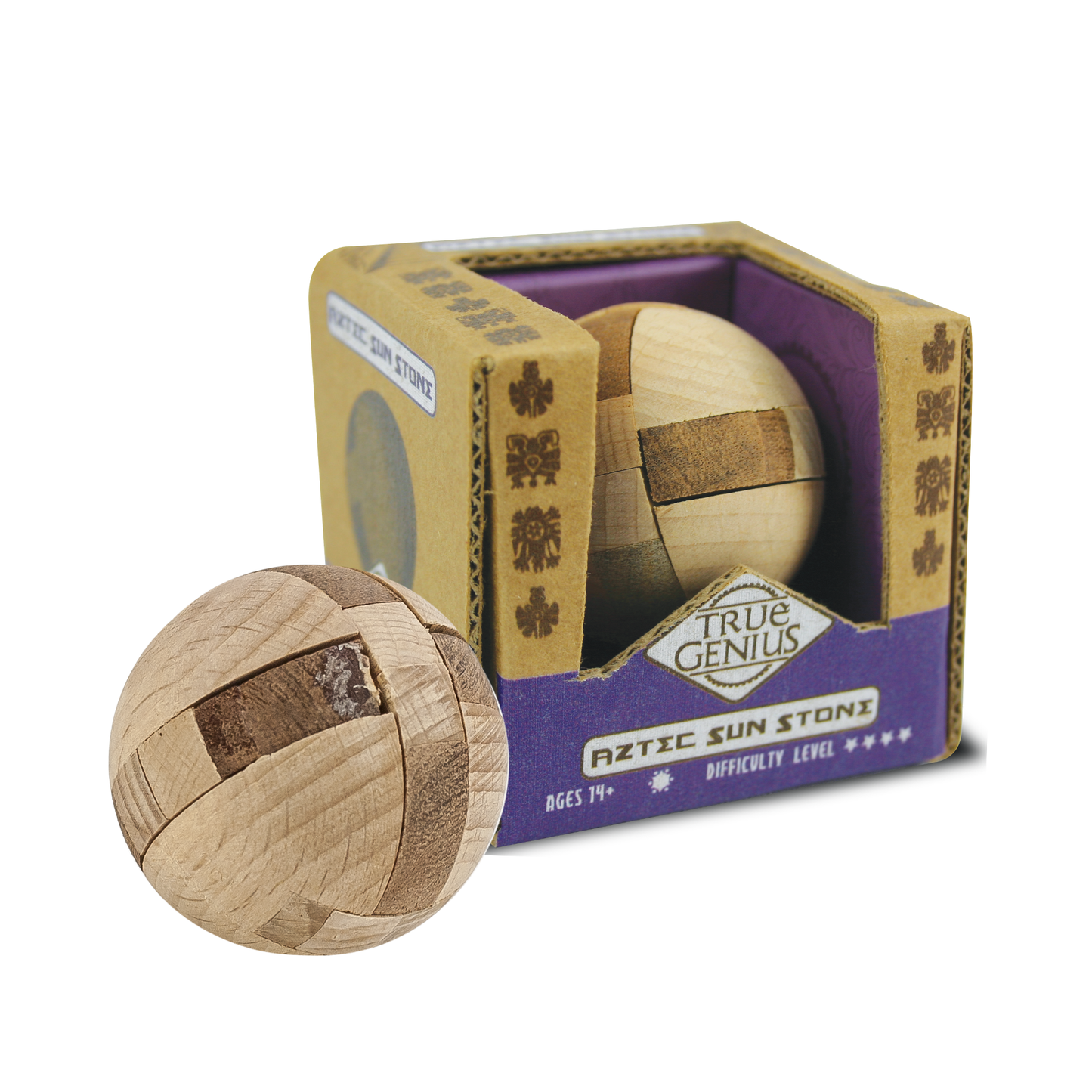 Mosaic Tile Sphere - Wooden Puzzle