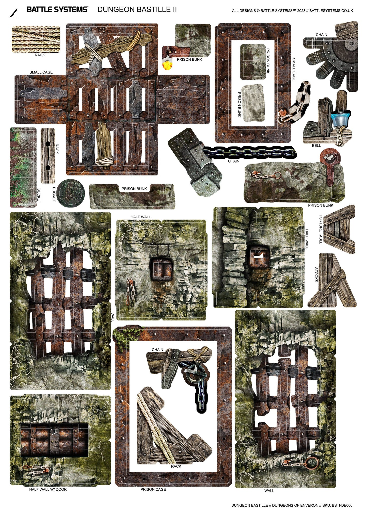 Battle Systems: Fantasy Dungeon Bastille