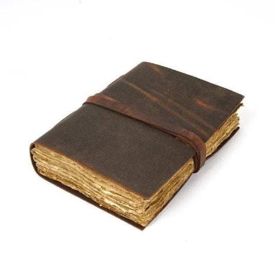 Leather journal notebook leather bound journal travel journl