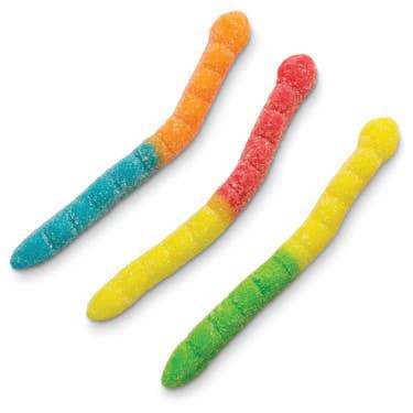 Albanese Mini Neon Sour Gummy Worms, 4.5lb Bag