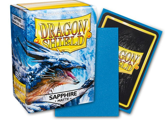 DRAGON SHIELD 100CT BOX MATTE SAPPHIRE