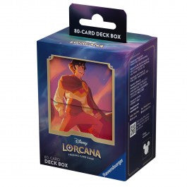 LORCANA TCG SHIMMERING SKIES DECK BOX ALADDIN