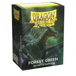 DRAGON SHIELD 100CT MATTE FOREST GREEN